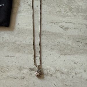 David Yurman Silver Pendant Necklace